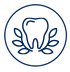 The image displays a circular emblem with a stylized maple leaf design at its center, surrounded by a blue ring with a white border. The emblem has a pixelated appearance and is set against a dark background.
